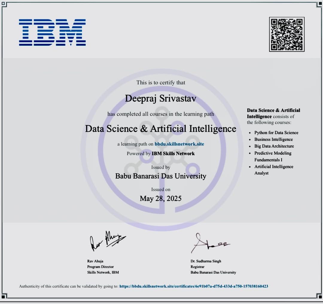 AI & Data Science Certification
